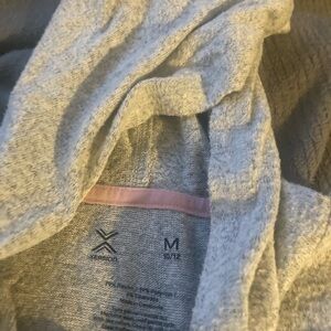 Grey long sleeve with a hood